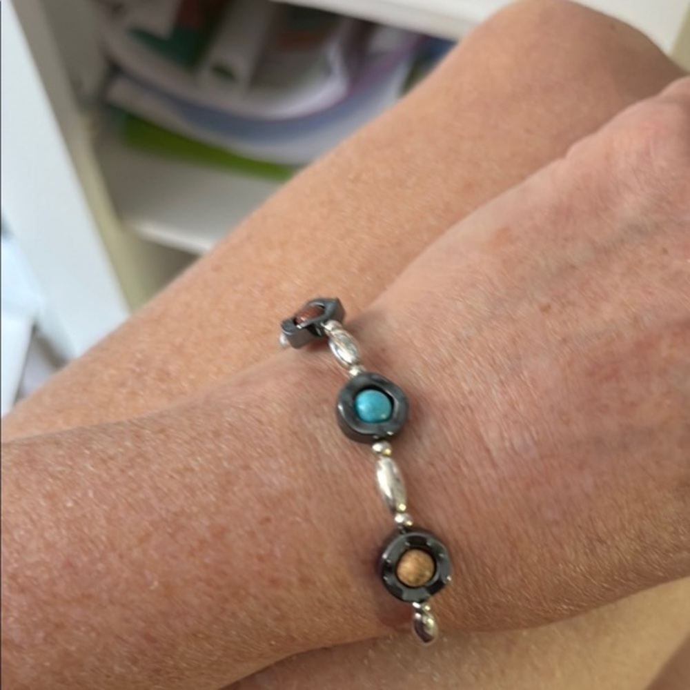 Beautiful silver bracelet.